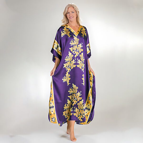 Taylor Silk Kaftan Dress - Image 3