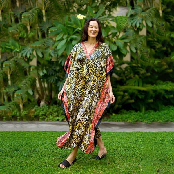 Madeleine Silk Kaftan - Image 2