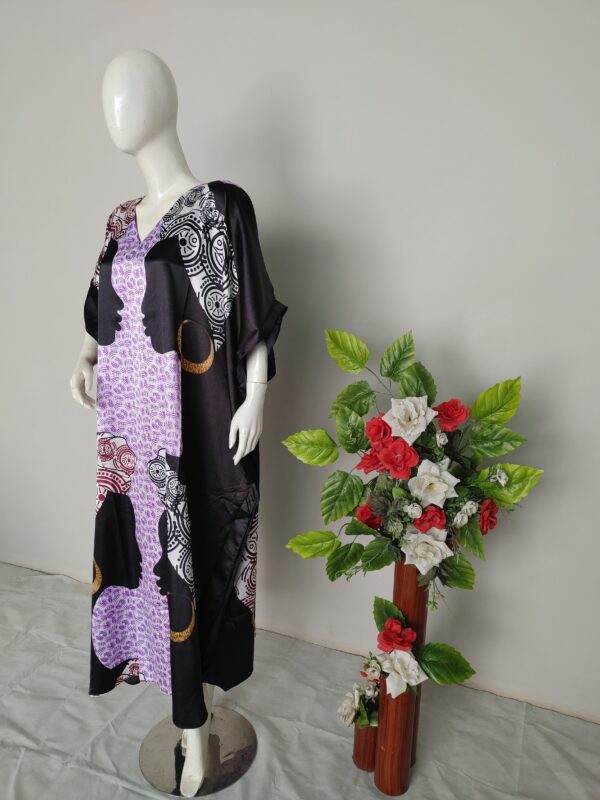 Jane Silk Kaftan Dress - Image 2