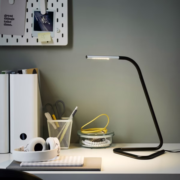 Study Lamp harte series black/silver colour
