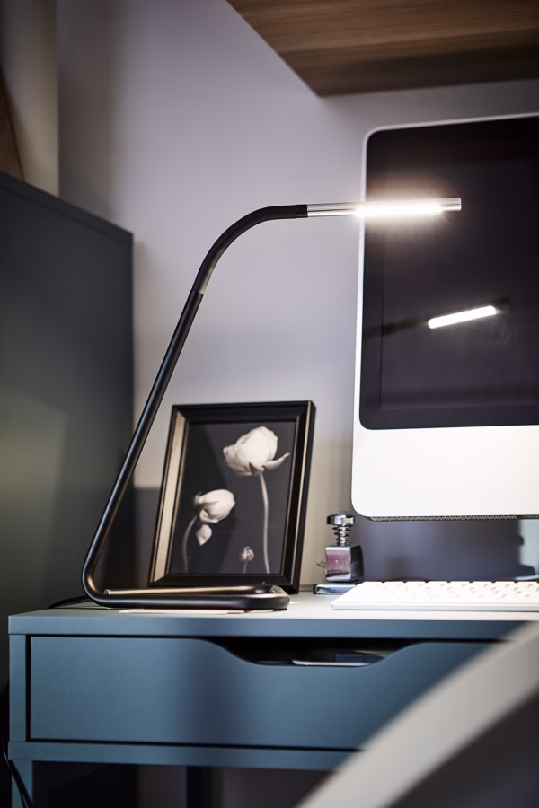 Study Lamp harte series black/silver colour computer desk
