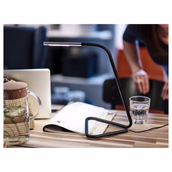 Study Lamp harte series black/silver colour