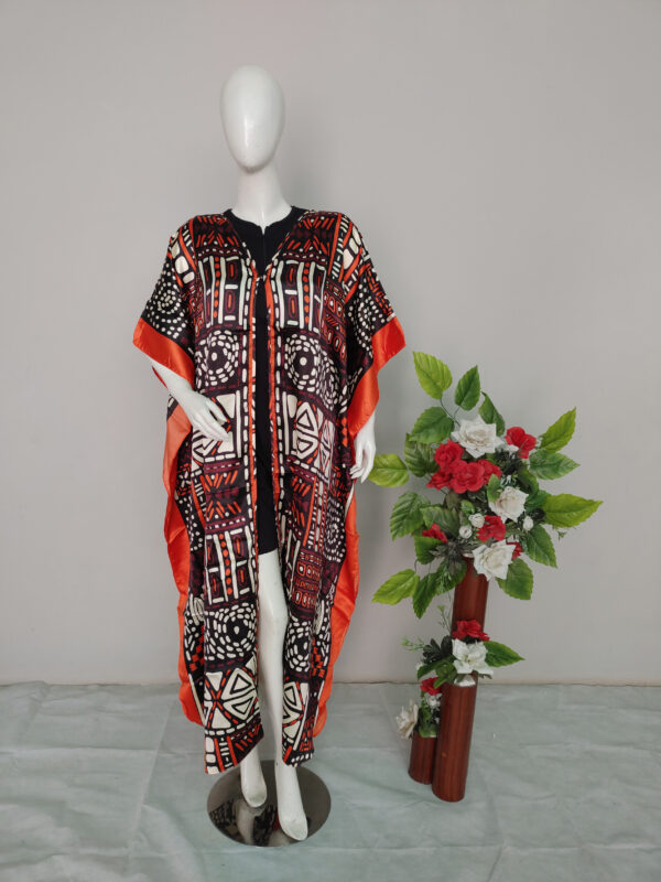 Silk Long Duster Kaftan Coat for Women In Pakistan