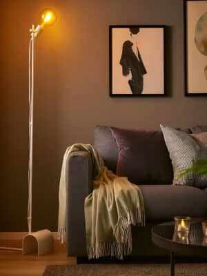 ikea floor lamp harslinga white main