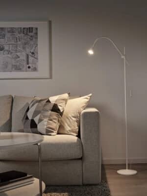 ikea floor lamp navlinge white main